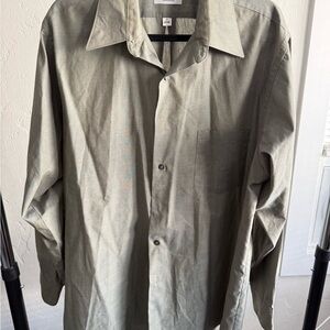 Van Heusen Olive Button-Up Shirt